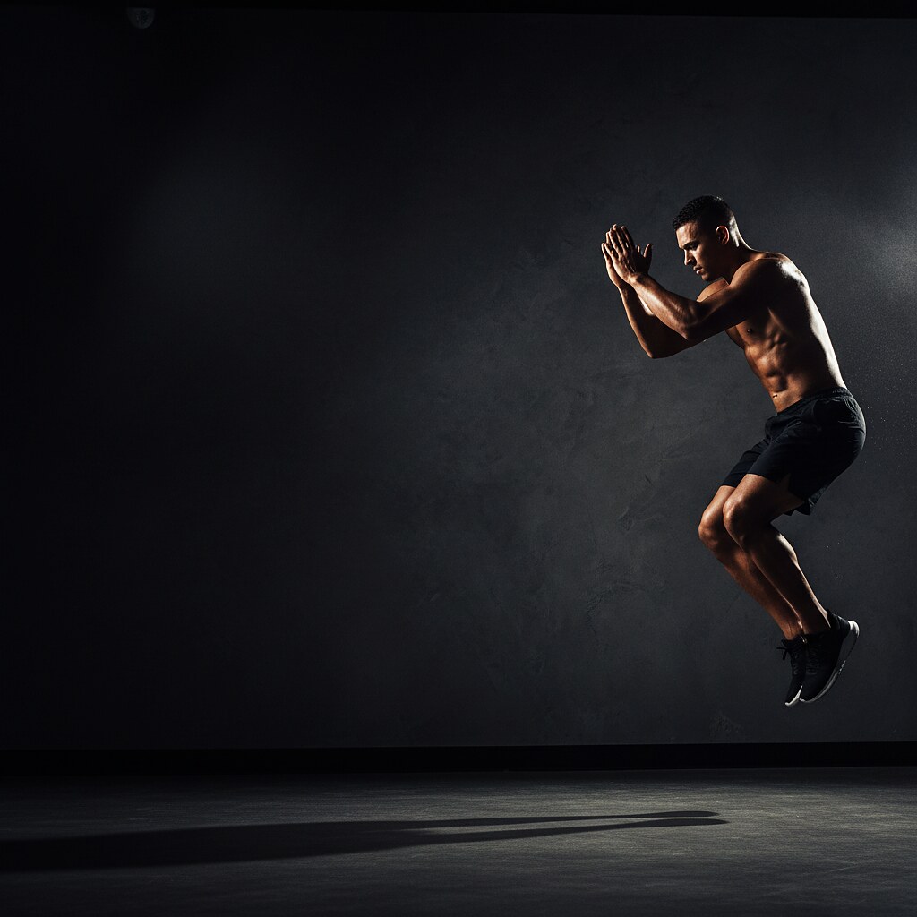 An athlete mid-movement at TEMPO