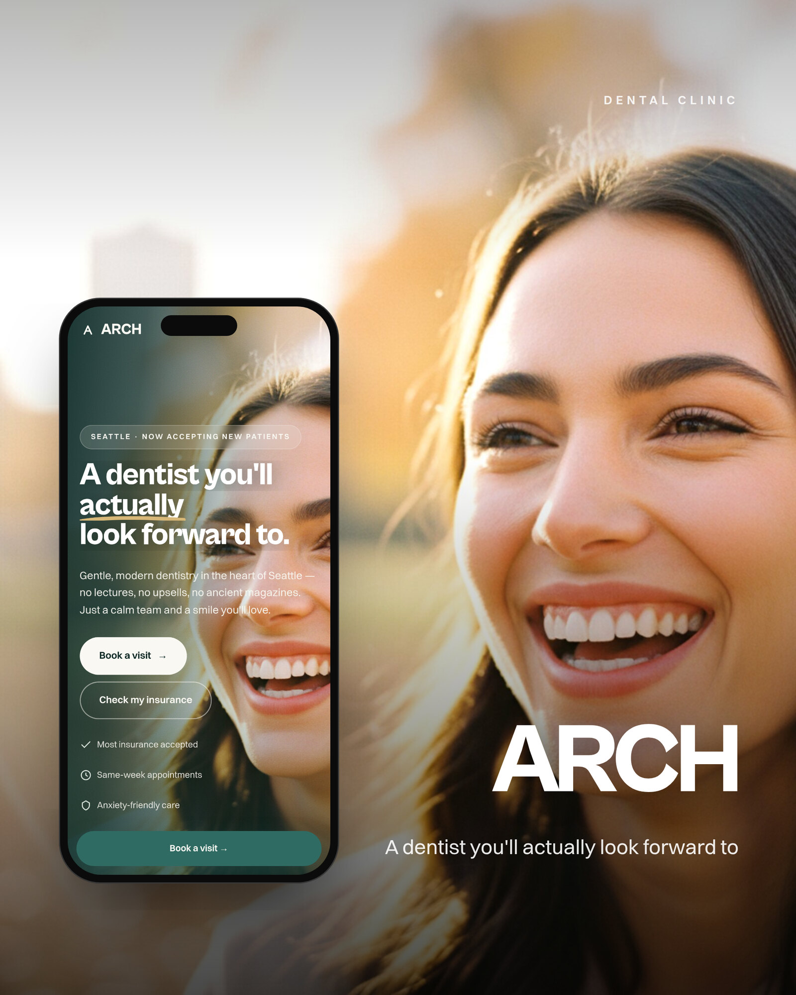 ARCH Dental — website by Lumen Studio