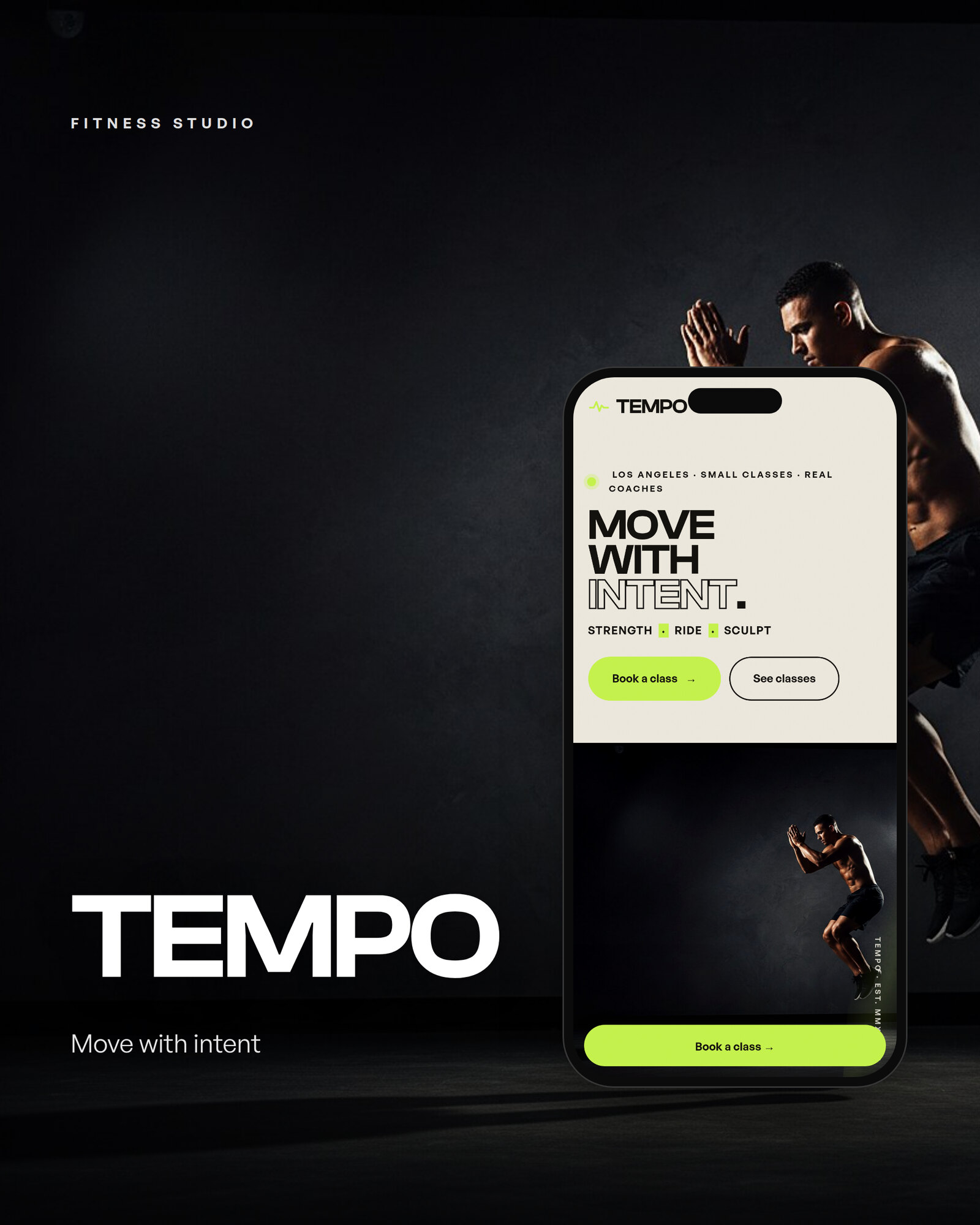 TEMPO — website by Lumen Studio