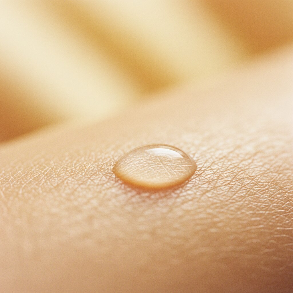 Radiant skin texture macro detail