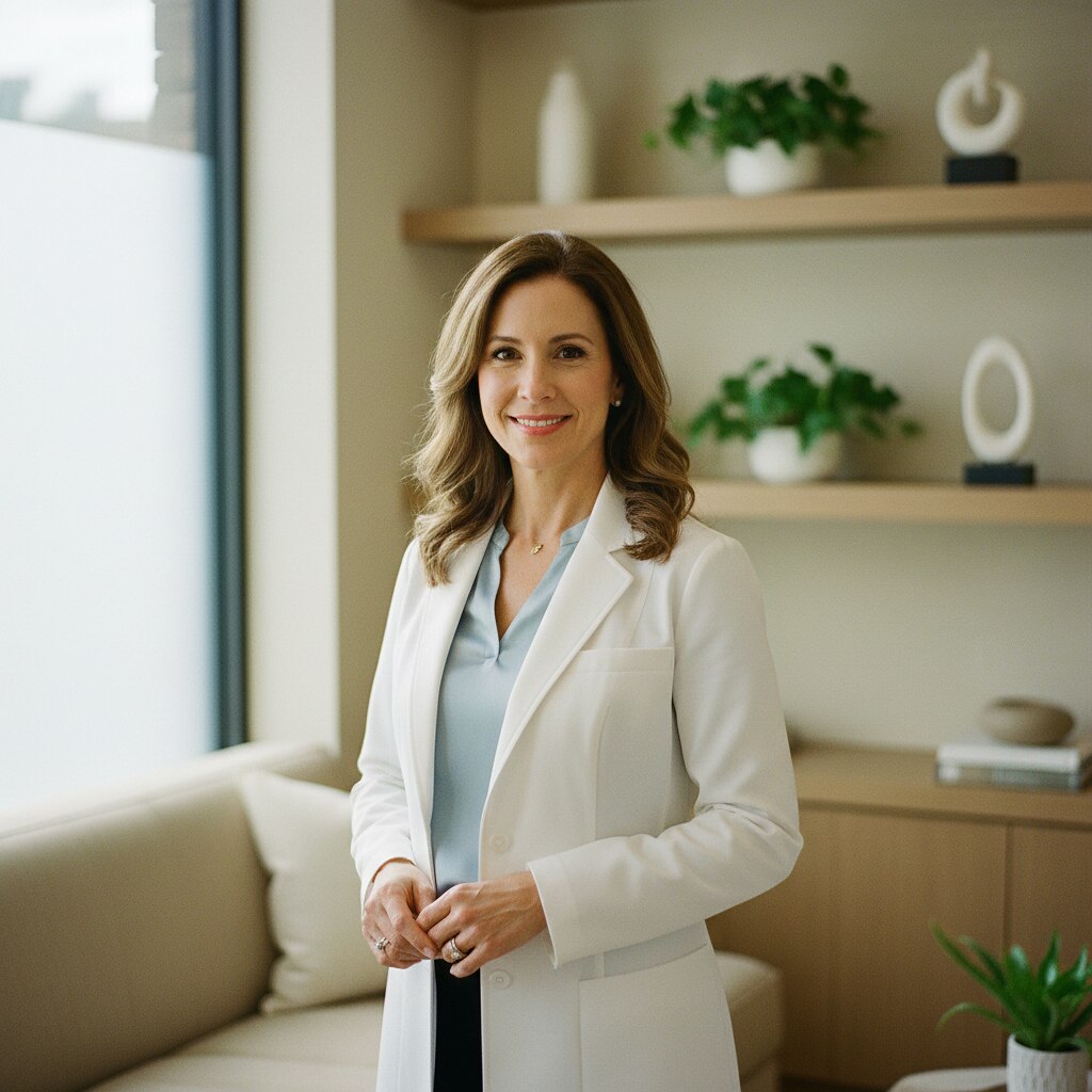 Dr. Elena Voss, Medical Director at LUMIÈRE Aesthetic Studio