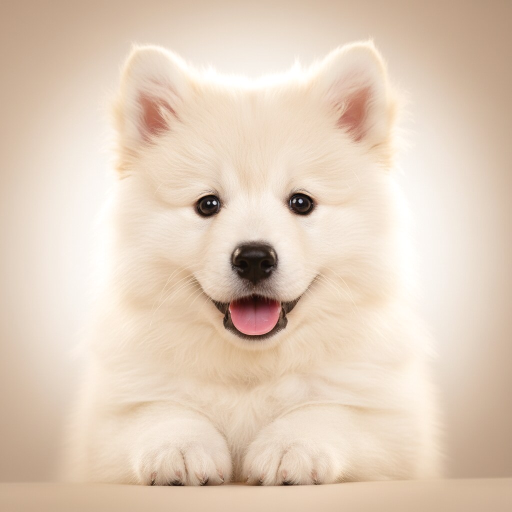 Fluffy puppy
