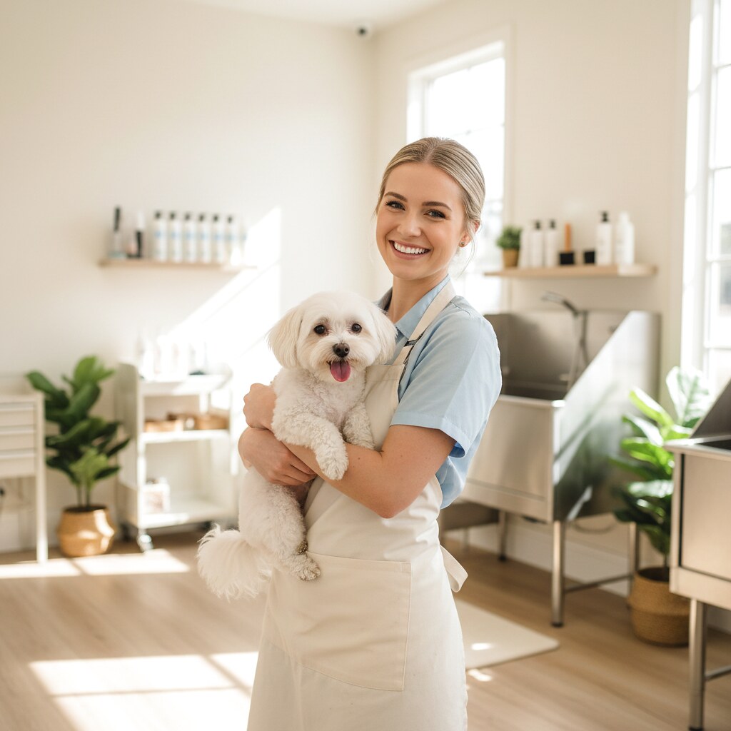 Maya, lead groomer